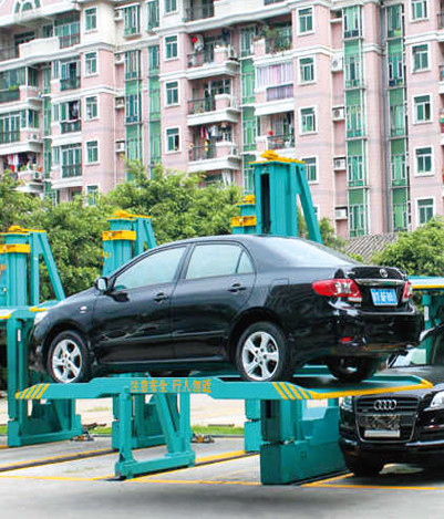 智能遙控雙層立體停車設備1